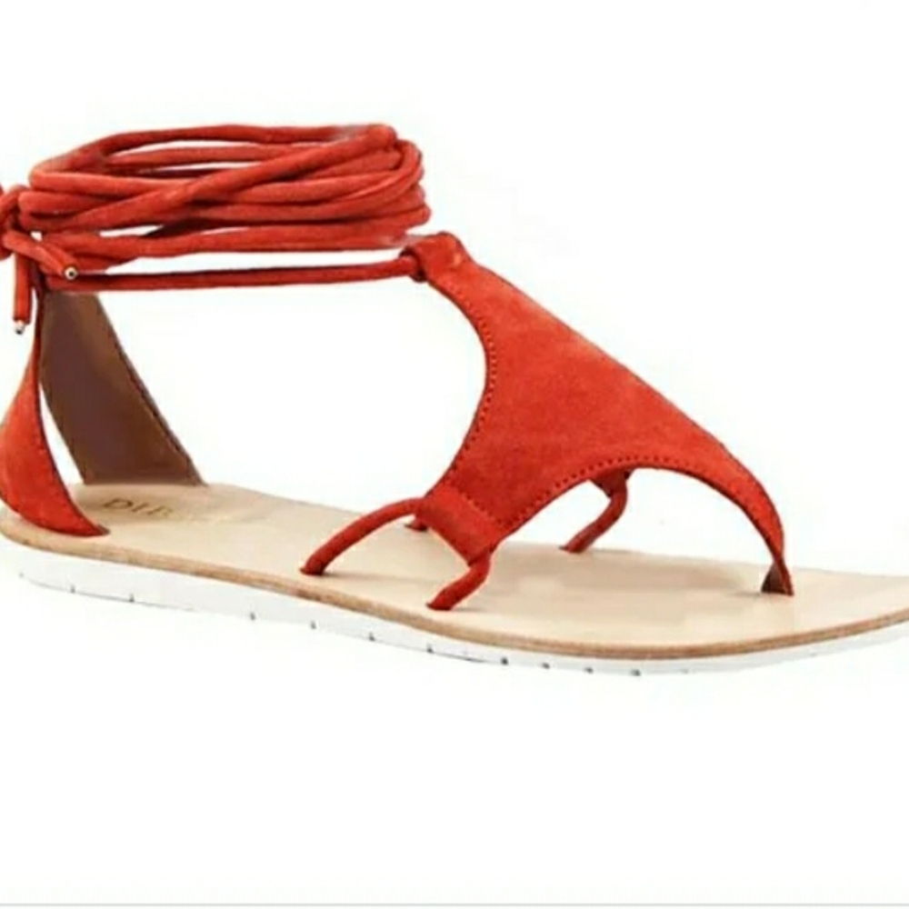 Davita mango cow suede sandal new
